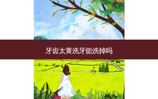 牙齿太黄洗牙能洗掉吗