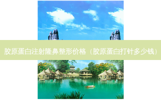 胶原蛋白注射隆鼻整形价格（胶原蛋白打针多少钱）