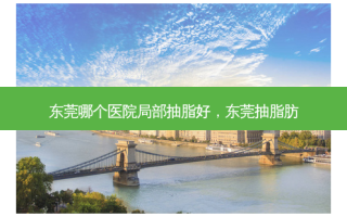 东莞哪个医院局部抽脂好，东莞抽脂肪