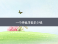 一个烤瓷牙套多少钱