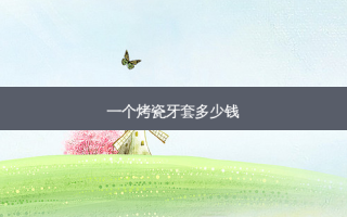 一个烤瓷牙套多少钱
