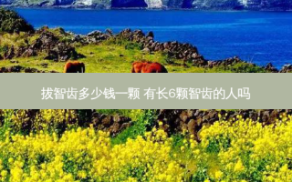 拔智齿多少钱一颗 有长6颗智齿的人吗