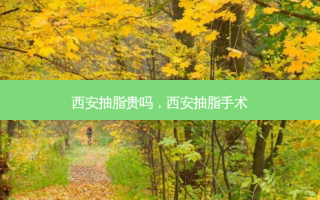 西安抽脂贵吗，西安抽脂手术