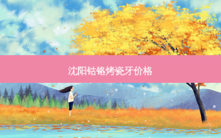 沈阳钴铬烤瓷牙价格