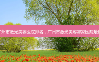 广州市激光美容医院排名，广州市激光美容哪家医院 *** 好