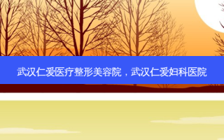 武汉仁爱医疗整形美容院，武汉仁爱妇科医院