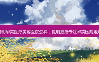 昆明华美医疗美容医院怎样，昆明疤痕专注华美医院地址