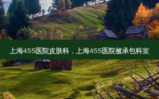 上海455医院皮肤科，上海455医院被承包科室