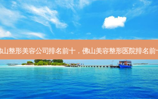 佛山整形美容公司排名前十，佛山美容整形医院排名前十
