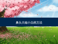 鼻头大缩小自然 *** 